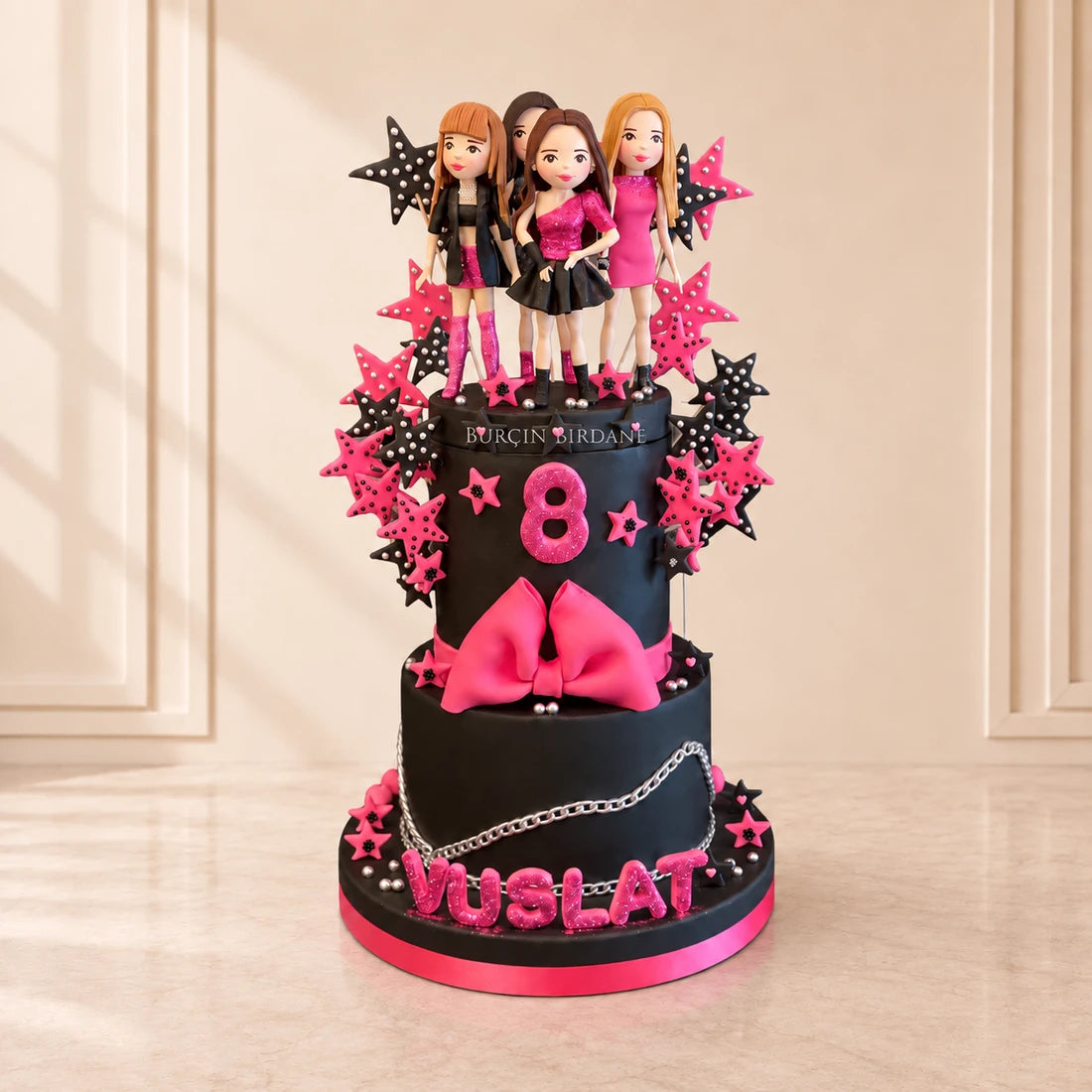 Blackpink Figürlü Pasta