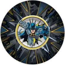 Batman baskılı pasta şablonu