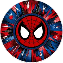 Spider-Man Maskesi baskılı pasta şablonu