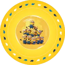 Minion Arkadaşlar baskılı pasta şablonu