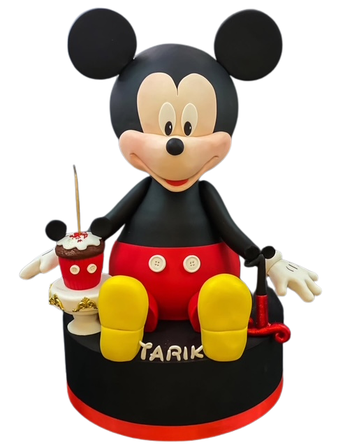 Üç Boyutlu Mickey Mouse Pasta