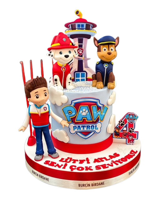 Paw Patrol Doğum Günü Pastası