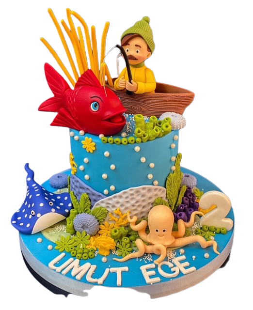 Kırmızı Balık ve Balıkçı Hasan Pastası