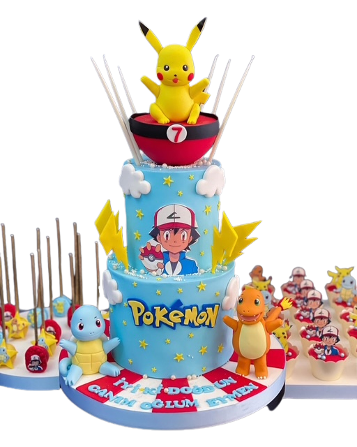 Pokémon Doğum Günü Pastası