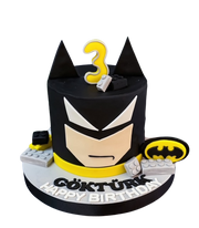 Batman Temalı 3 Yaş Doğum Günü Pastası