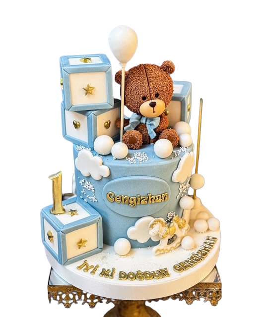 Ayıcık Temalı Bir Yaş Pastası