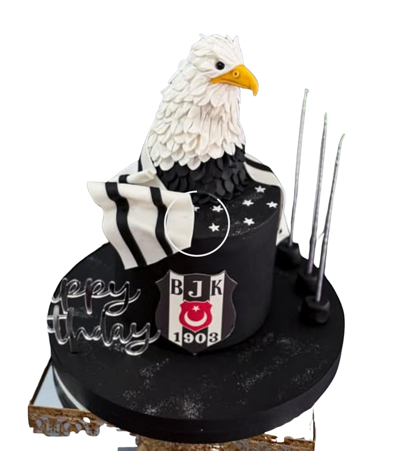 Beşiktaş Doğum Günü Pastası