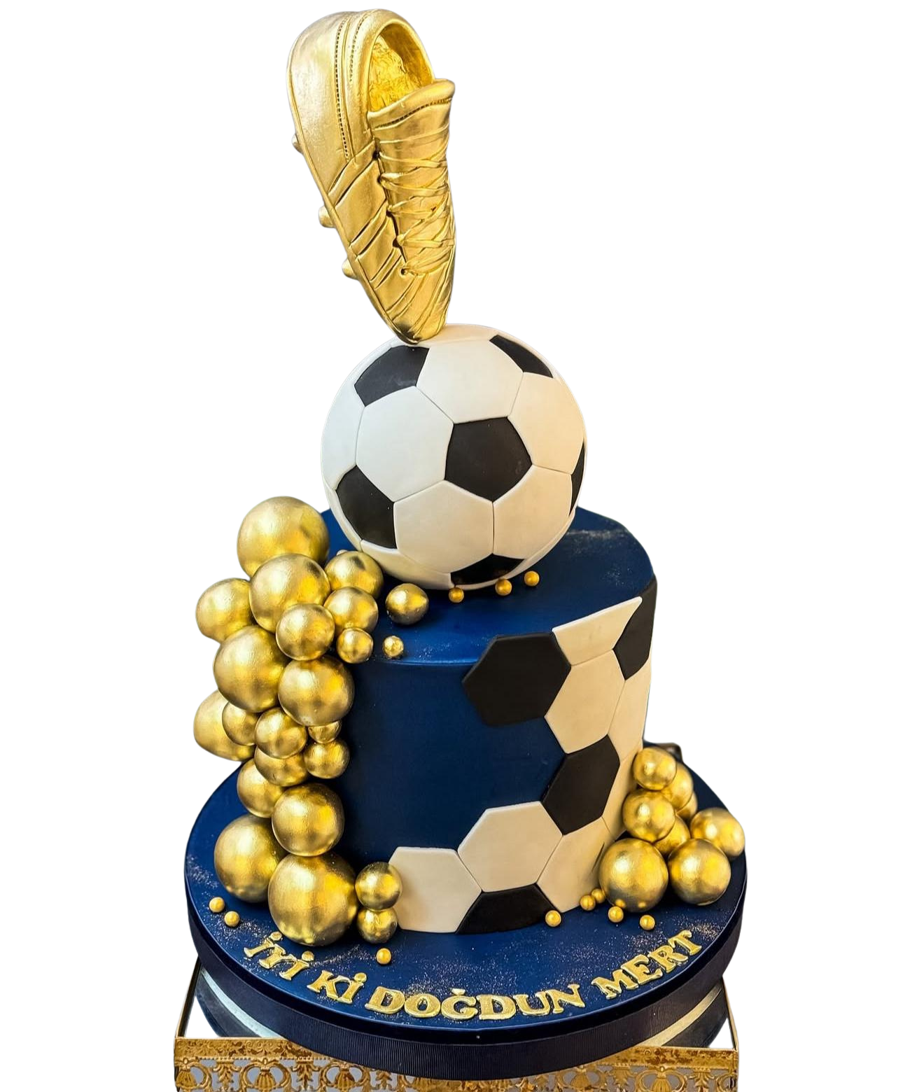 Krampon ve Futbol Toplu Pasta