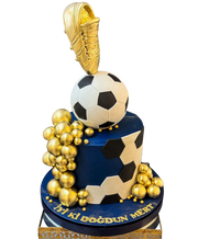 Krampon ve Futbol Toplu Pasta