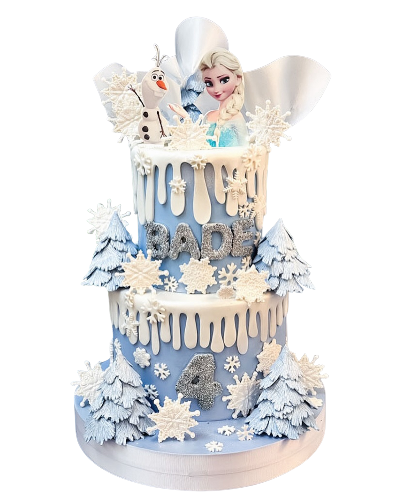 Elsa ve Olaf Pasta