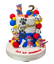 Paw Patrol Baskı Figürlü Pasta