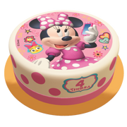 Minnie Mouse baskılı pasta