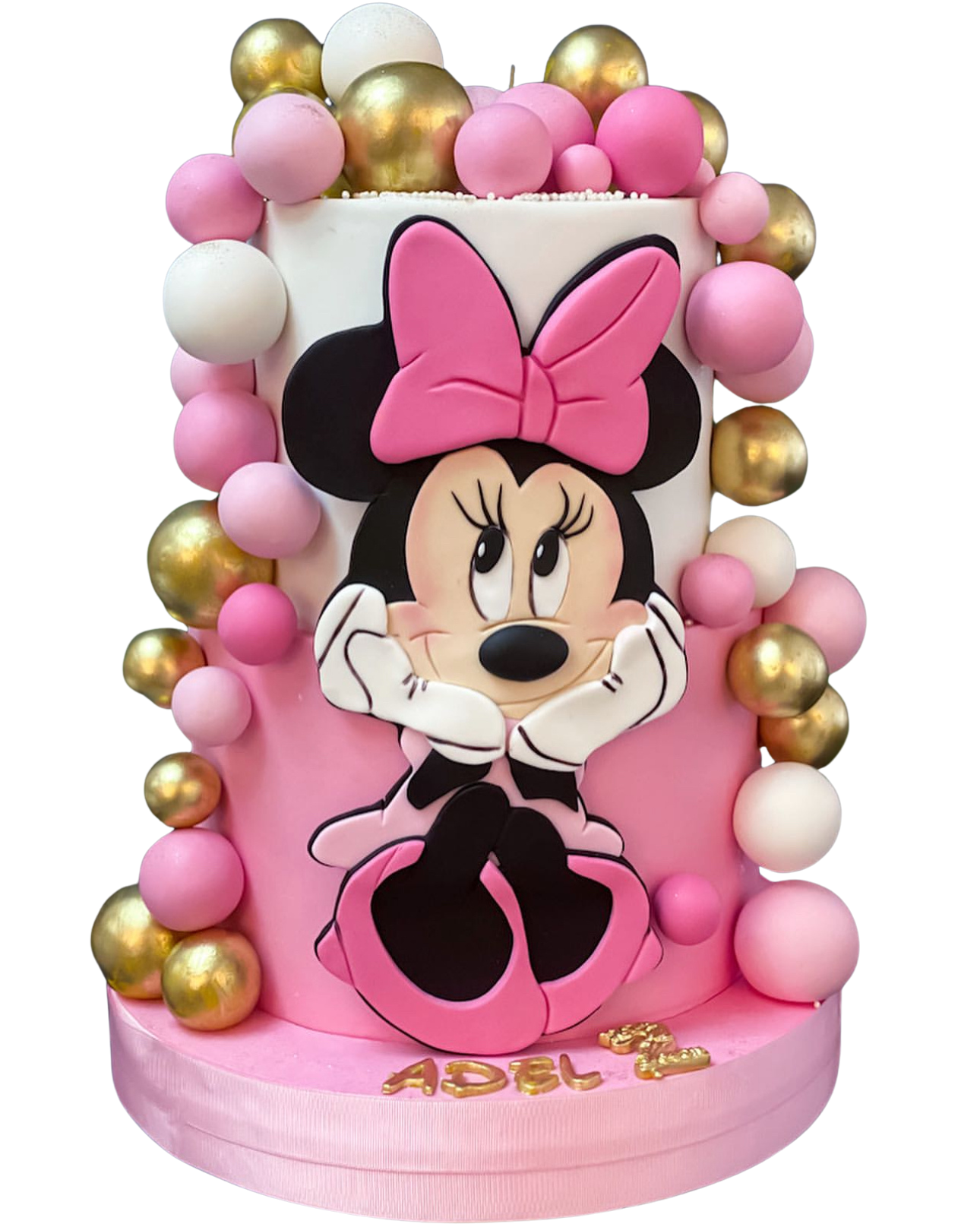 Minnie Mouse ve Balonlar Pasta