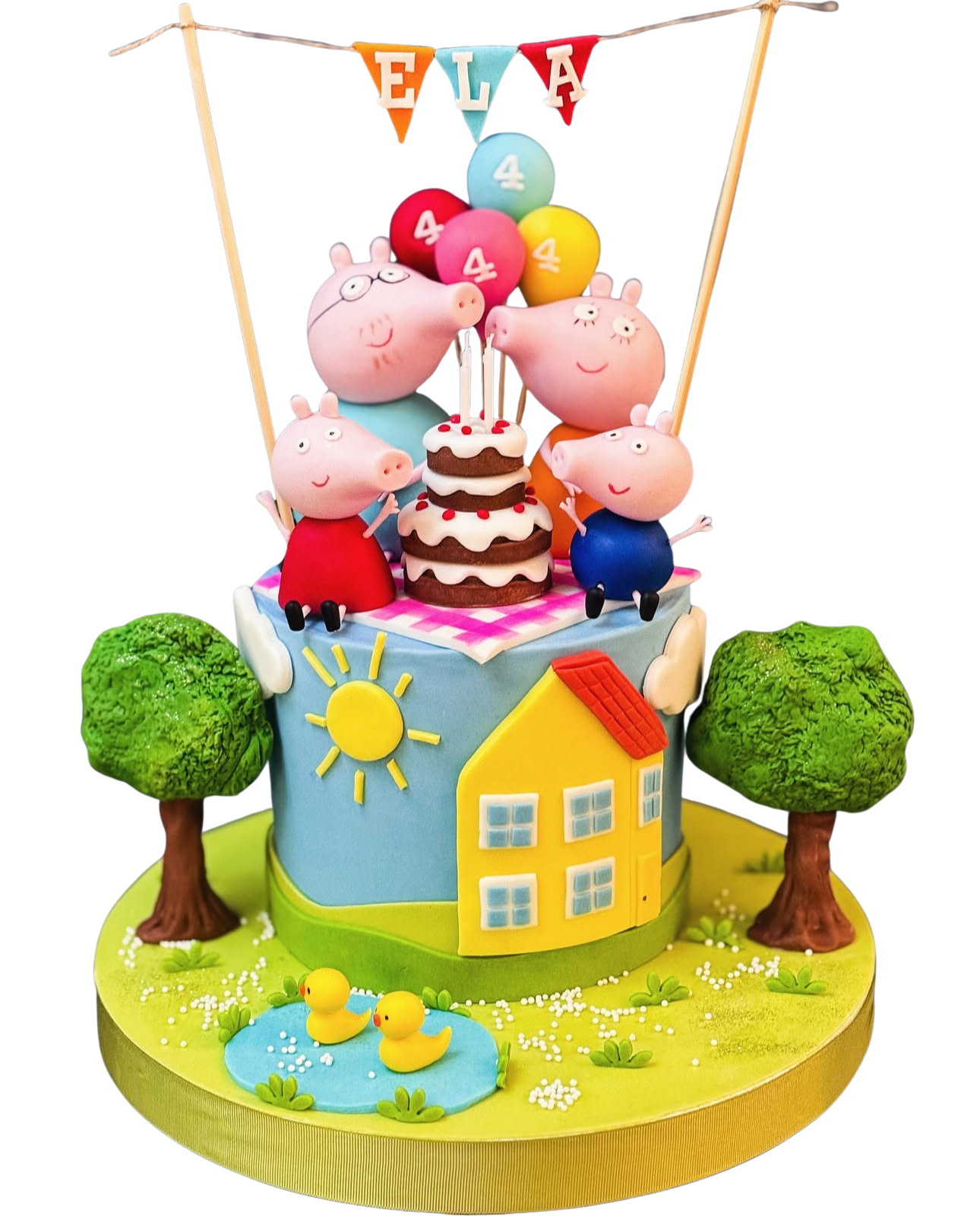 Peppa Pig Ailesi Pasta