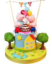 Peppa Pig Ailesi Pasta