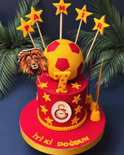 Galatasaray Aslanlı ve Yıldızlı Pasta