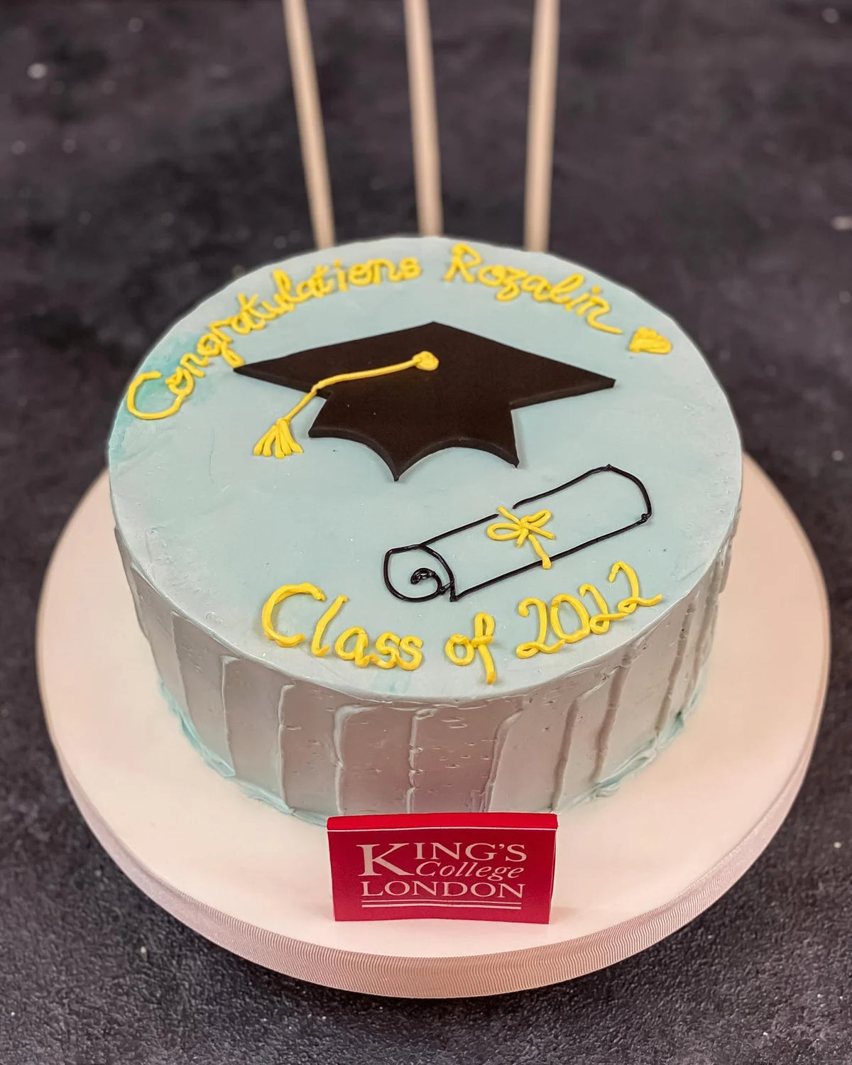 Kep ve Diploma Temalı Mezuniyet Pastası