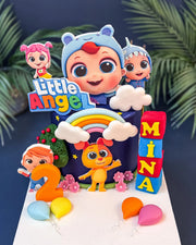 Little Angel Bulutlu 2 Yaş Pastası