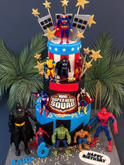 Marvel Super Hero Squad Üç Katlı Pasta