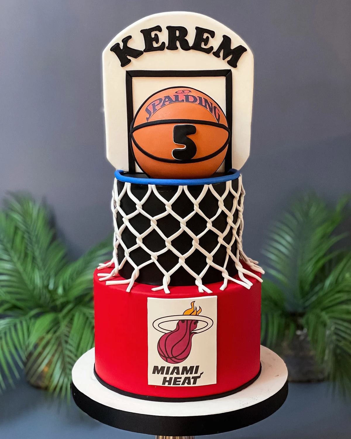 Miami Heat Logolu Basketbol Potası Pastası