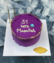 Mor 51 Kere Maşallah Pastası