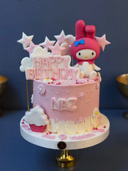 My Melody Figürlü Pembe Birthday Pastası