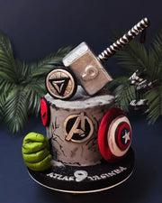 Thor Çekici ve Avengers Temalı Pasta