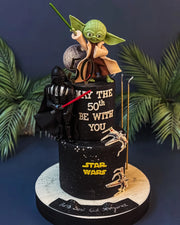Yoda ve Darth Vader Star Wars Pastası