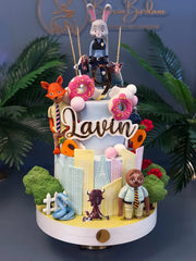 Zootropolis Karakterli Şehir Pastası