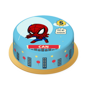 Minik Spider · Şehir Macerası Baskılı Pasta