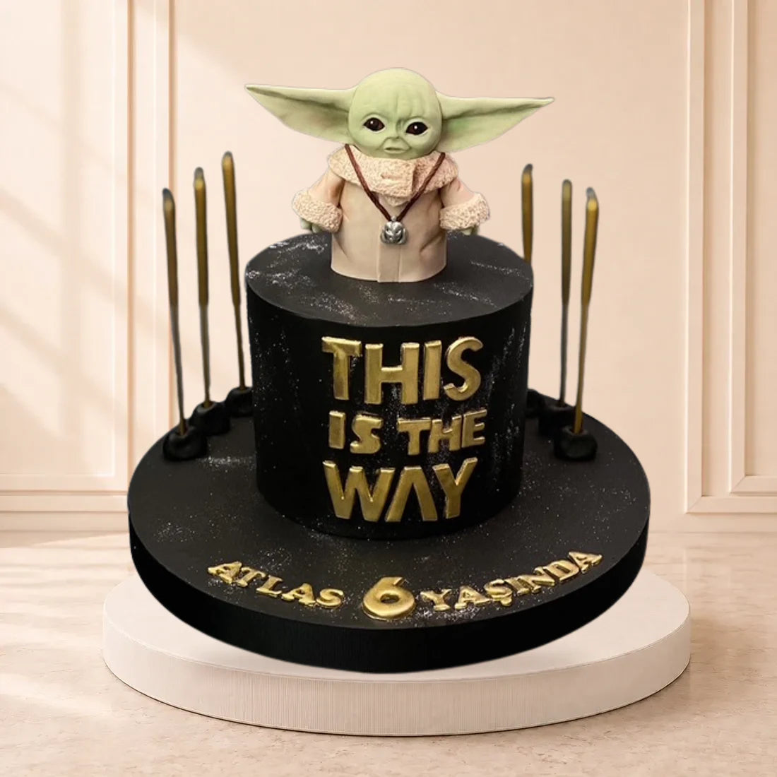Baby Yoda Doğum Günü Pastası