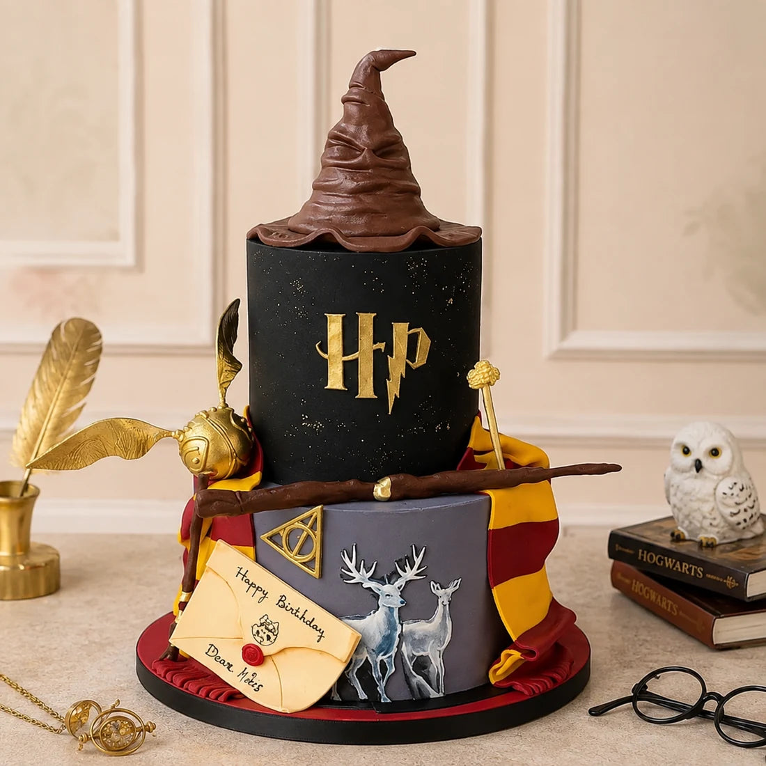 Harry Potter Sihirli Şapka Pasta