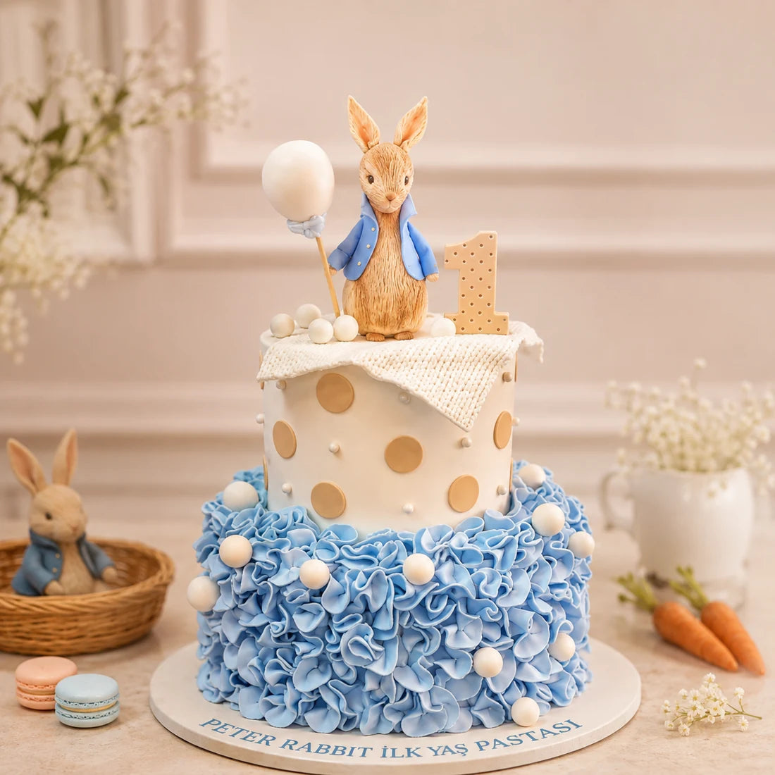 Peter Rabbit İlk Yaş Pastası