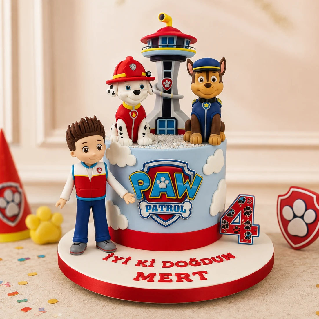 Paw Patrol Doğum Günü Pastası