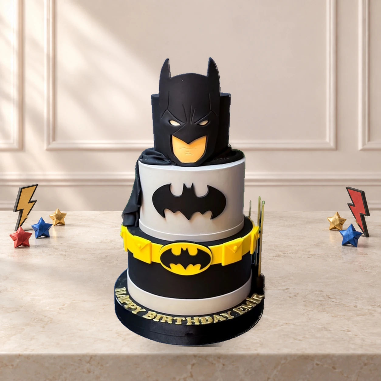 Batman Temalı Doğum Günü Pastası