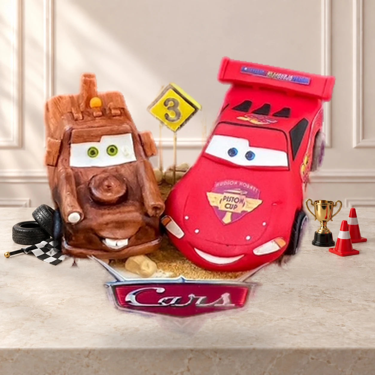 Şimşek Mcqueen ve Mater Pasta