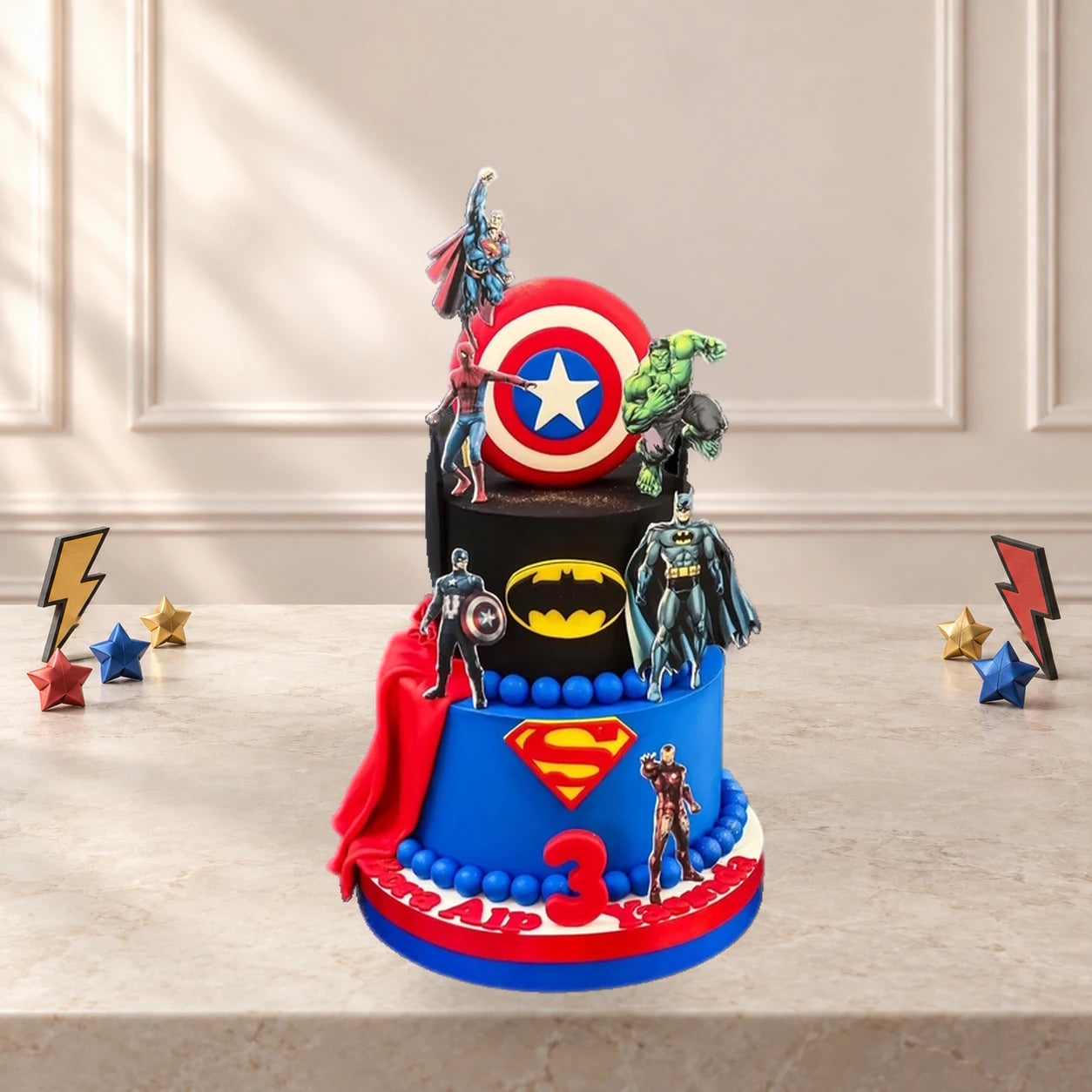 Süper Kahramanlar Avengers Pasta